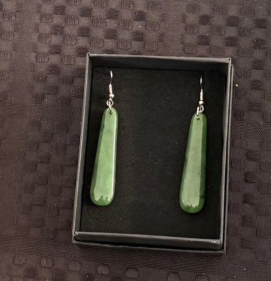 Greenstone  drop Earrings