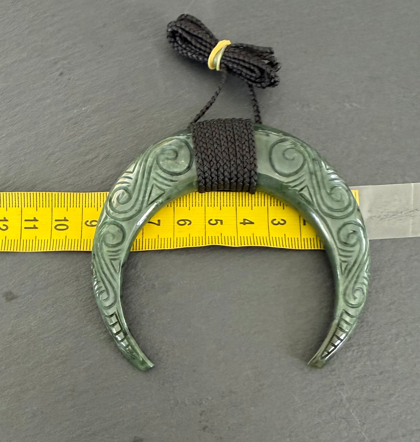Greenstone Pigs Tusk Necklace 1