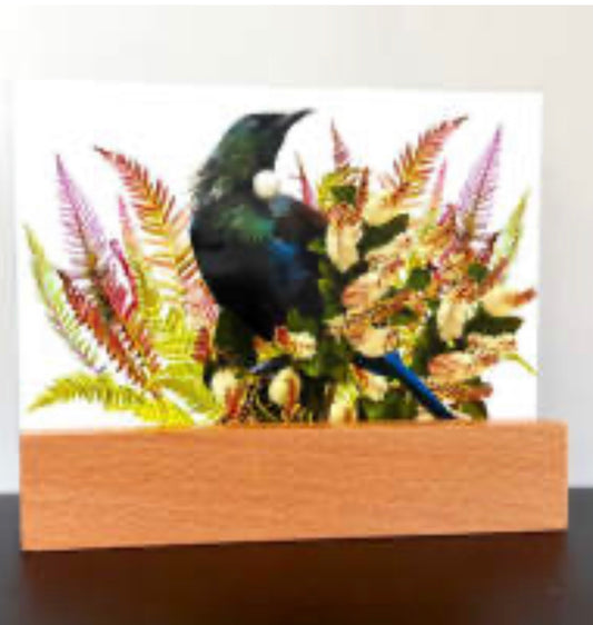 Glass block on stand - Art Panel
