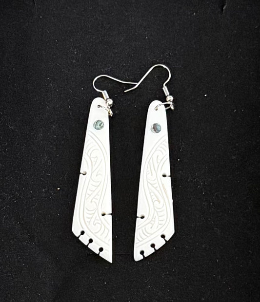 Drop Bone Earrings