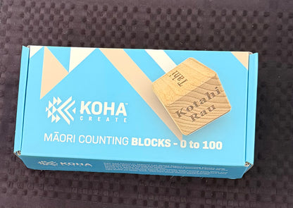 Maori Wooden Counting Blocks 0 to 100