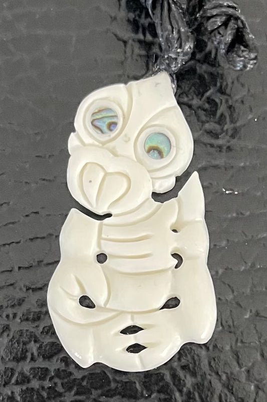 Tiki Necklace - Bone Carving