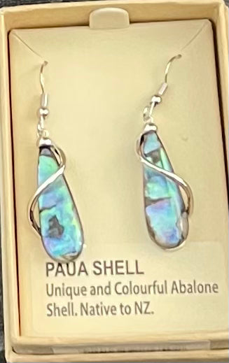 Paua Drop Earrings