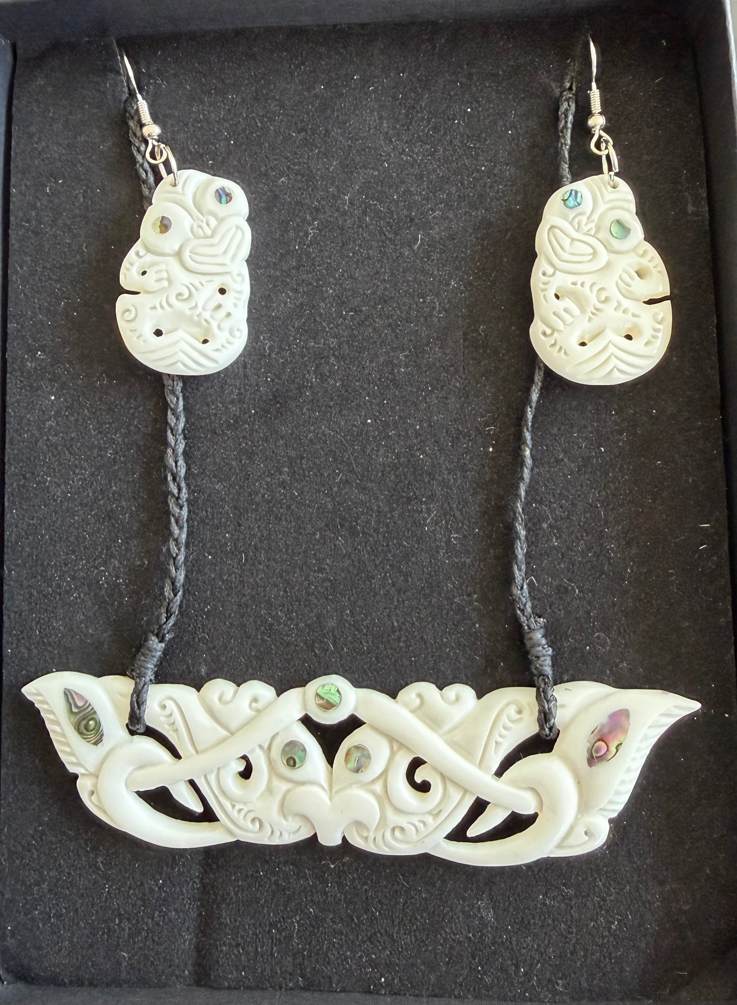 Breastplate - Bone Necklace & Earrings