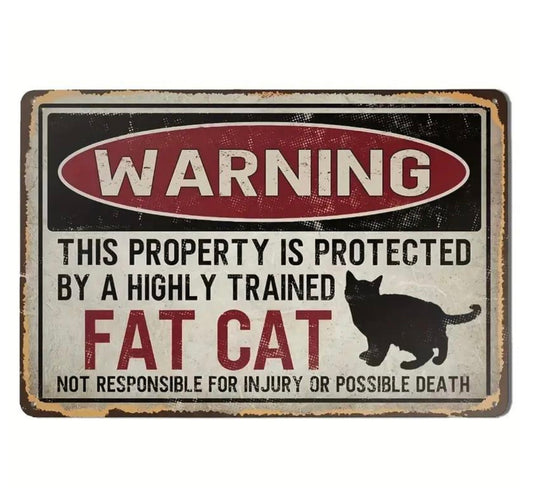Embossed Tin Sign