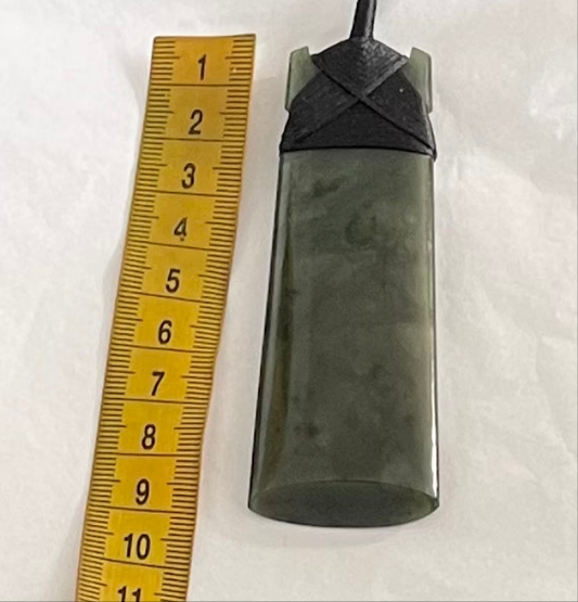 Polished 9cm Greenstone Toki 5