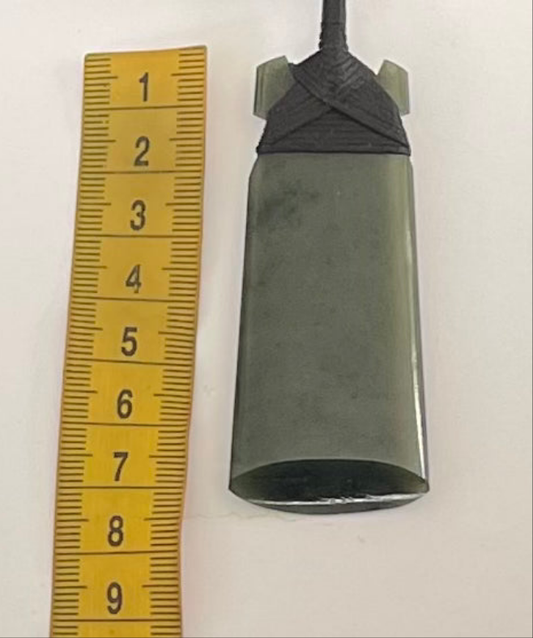 Polished 7cm Greenstone Toki 9
