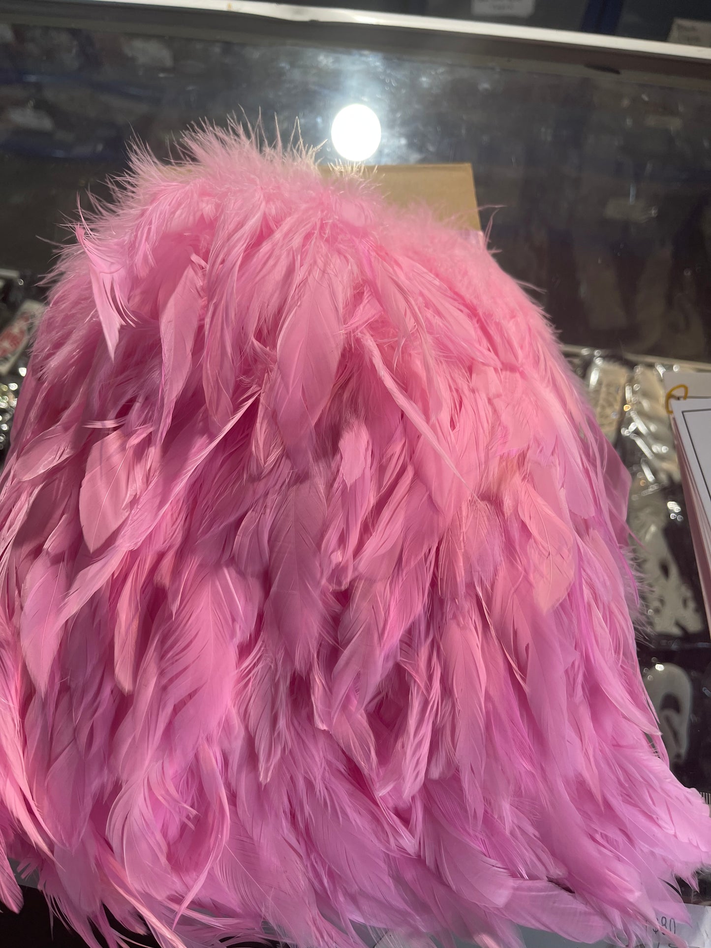 Plain Pink Coque Feathers