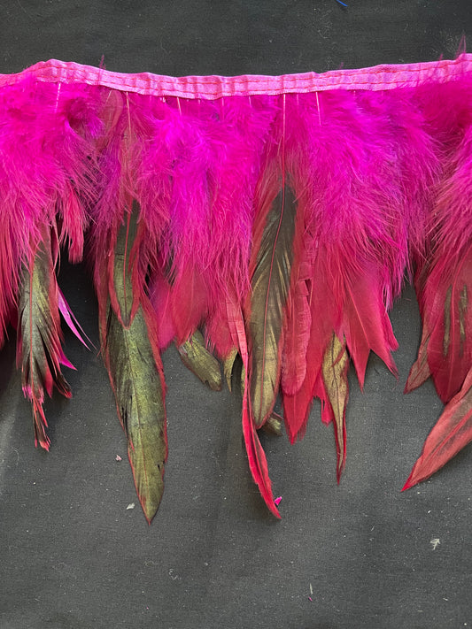 Cerise Coque Feathers