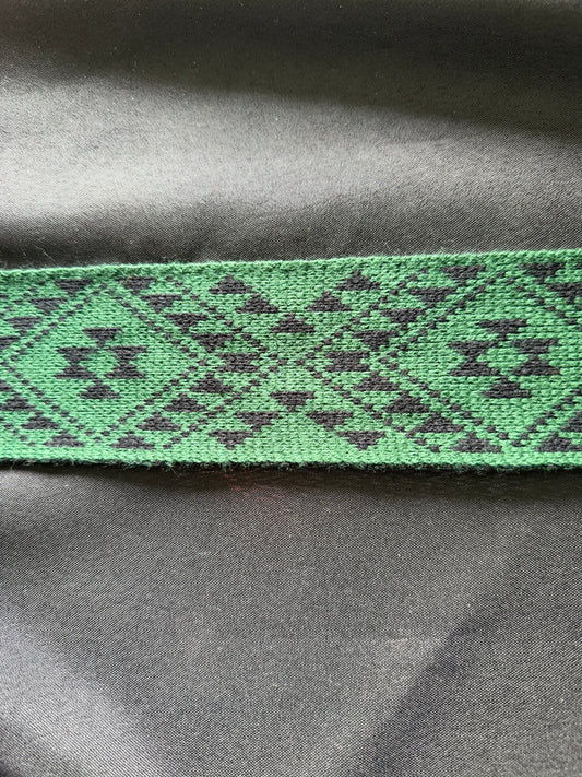 Bottle green and black - Taniko Band 2.5inch