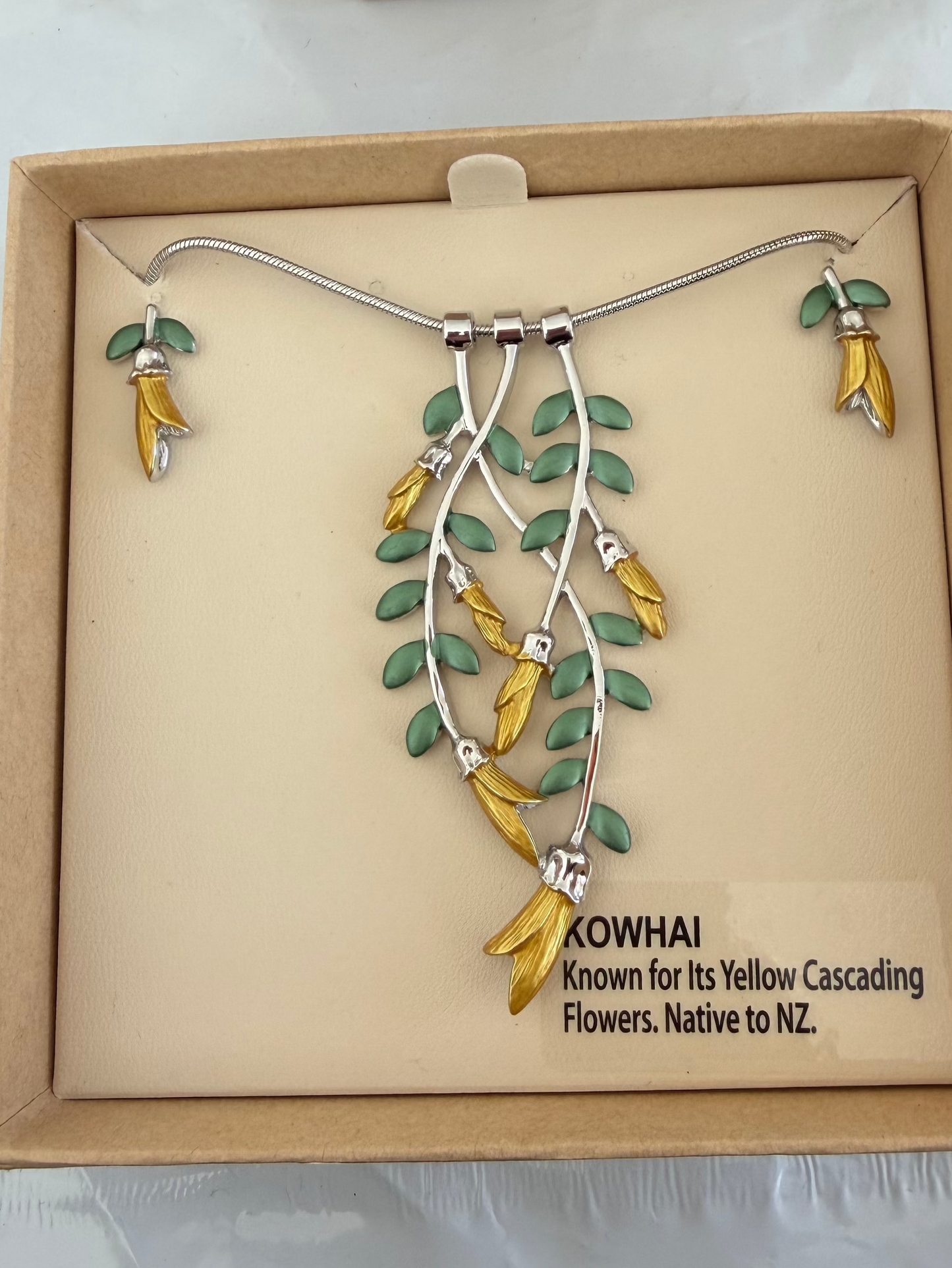 Pendant and Earrings