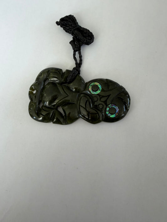 Tiki Greenstone Necklace