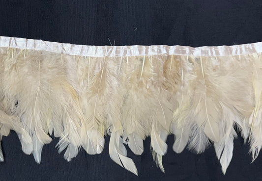 Plain Beige Coque Feathers