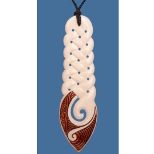 Pikorua Twist - Bone Carved Necklaces - Maori Twist