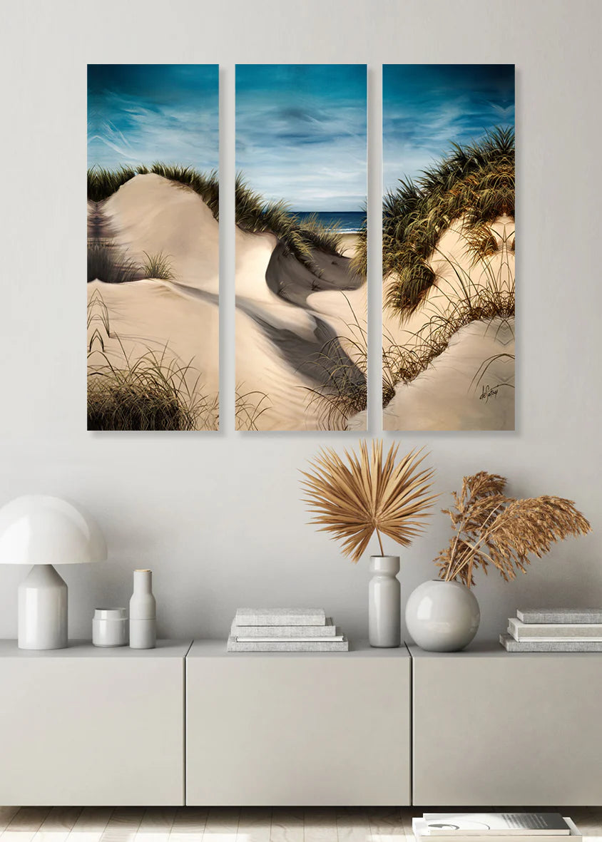 Triptych Art - Large Canvas For Wall Art - NZ Art - Triptych