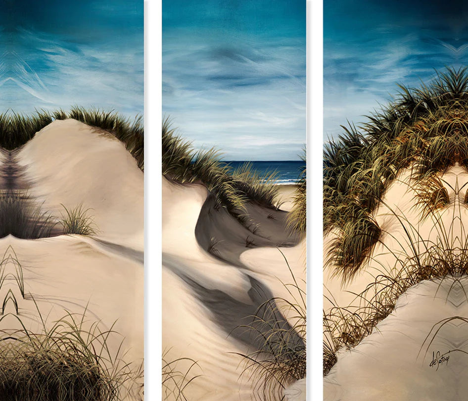 Triptych Art - Large Canvas For Wall Art - NZ Art - Triptych