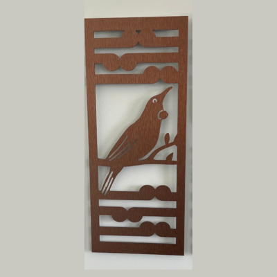 Tui Koru Brushed Copper - Art Panel