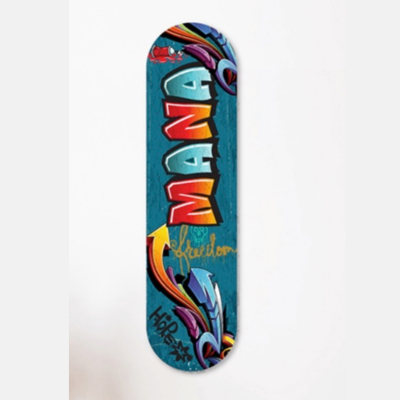 Mana Printed Skateboard Art - Kiwiana Wall Art