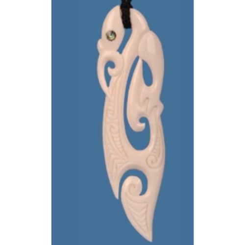 Manaia Pendant - Bone Carving