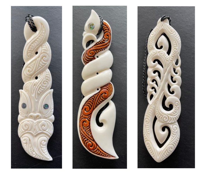 bone carving, bone carved necklace, bone earrings, nz bone necklace, maori bone carving, tiki maori, bone carving necklace, bone for carving, koru spiral