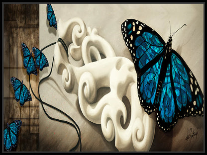 NZ Art - Maori Wall Art - NZ Art - Butterfly Artwork