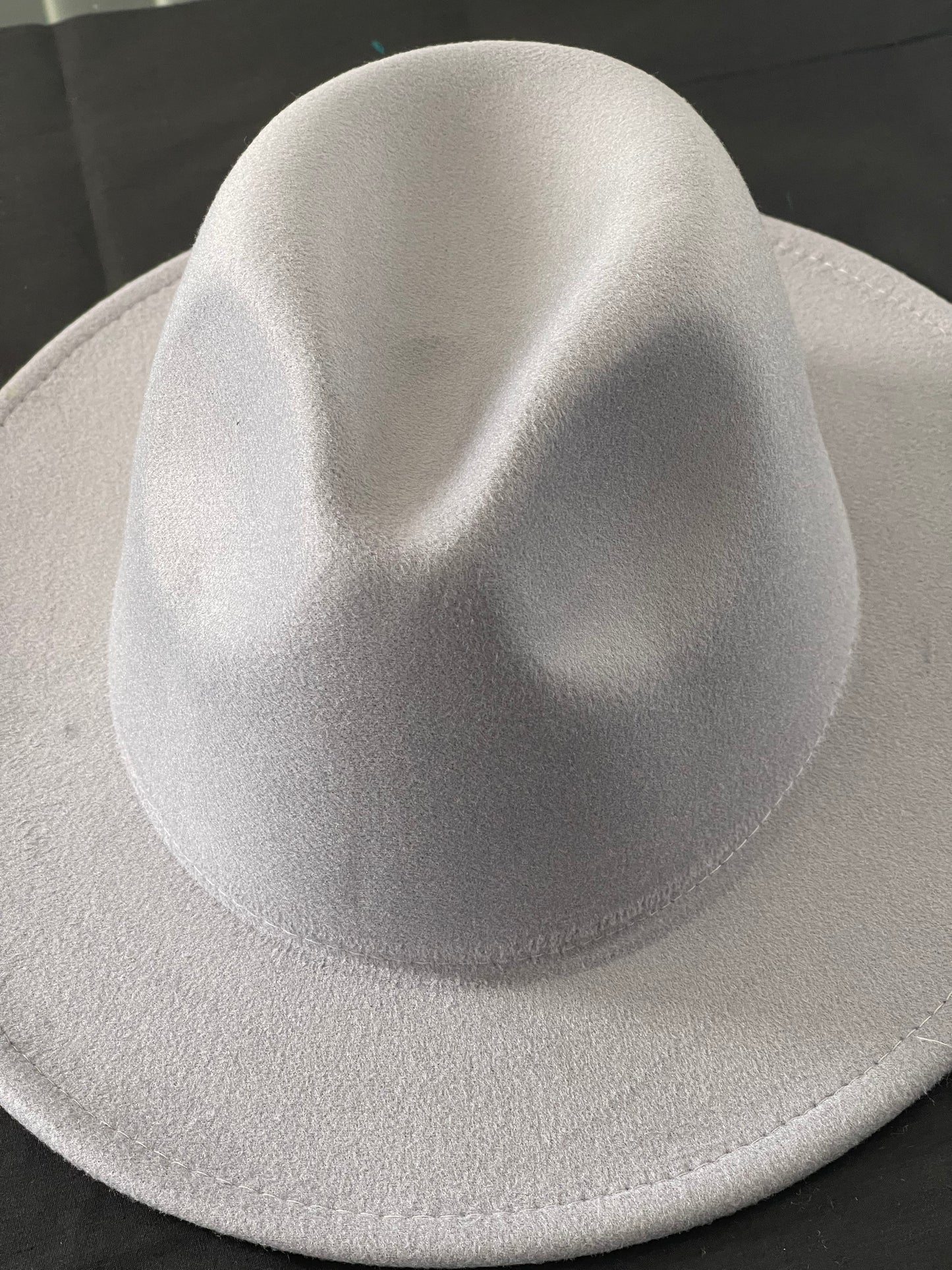 Potae - Grey Fedora Hat and Band