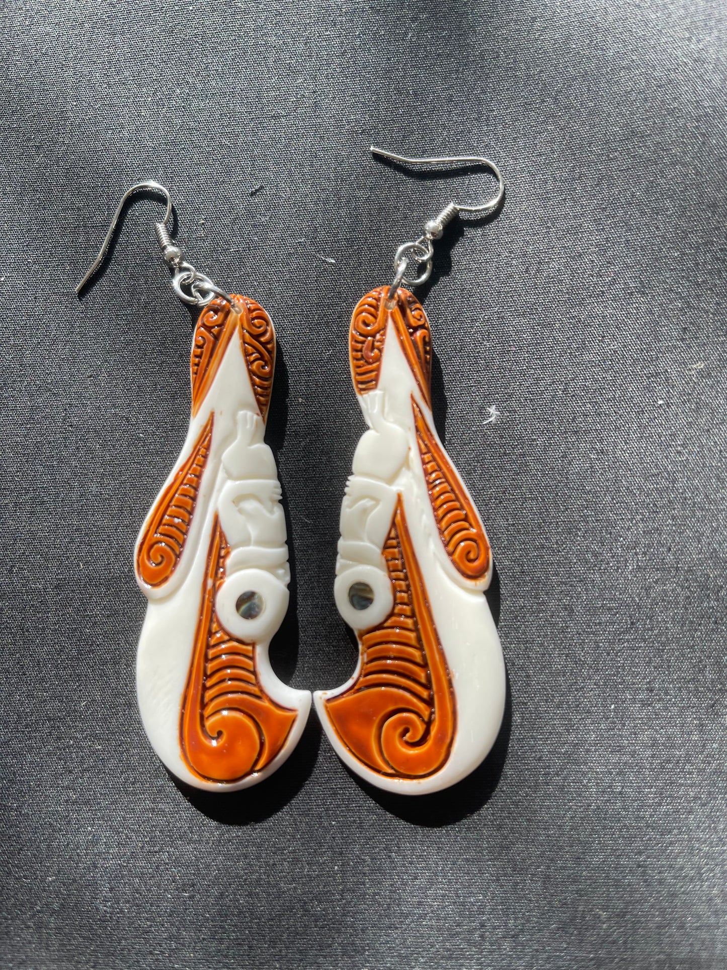 Patu - Bone Earrings