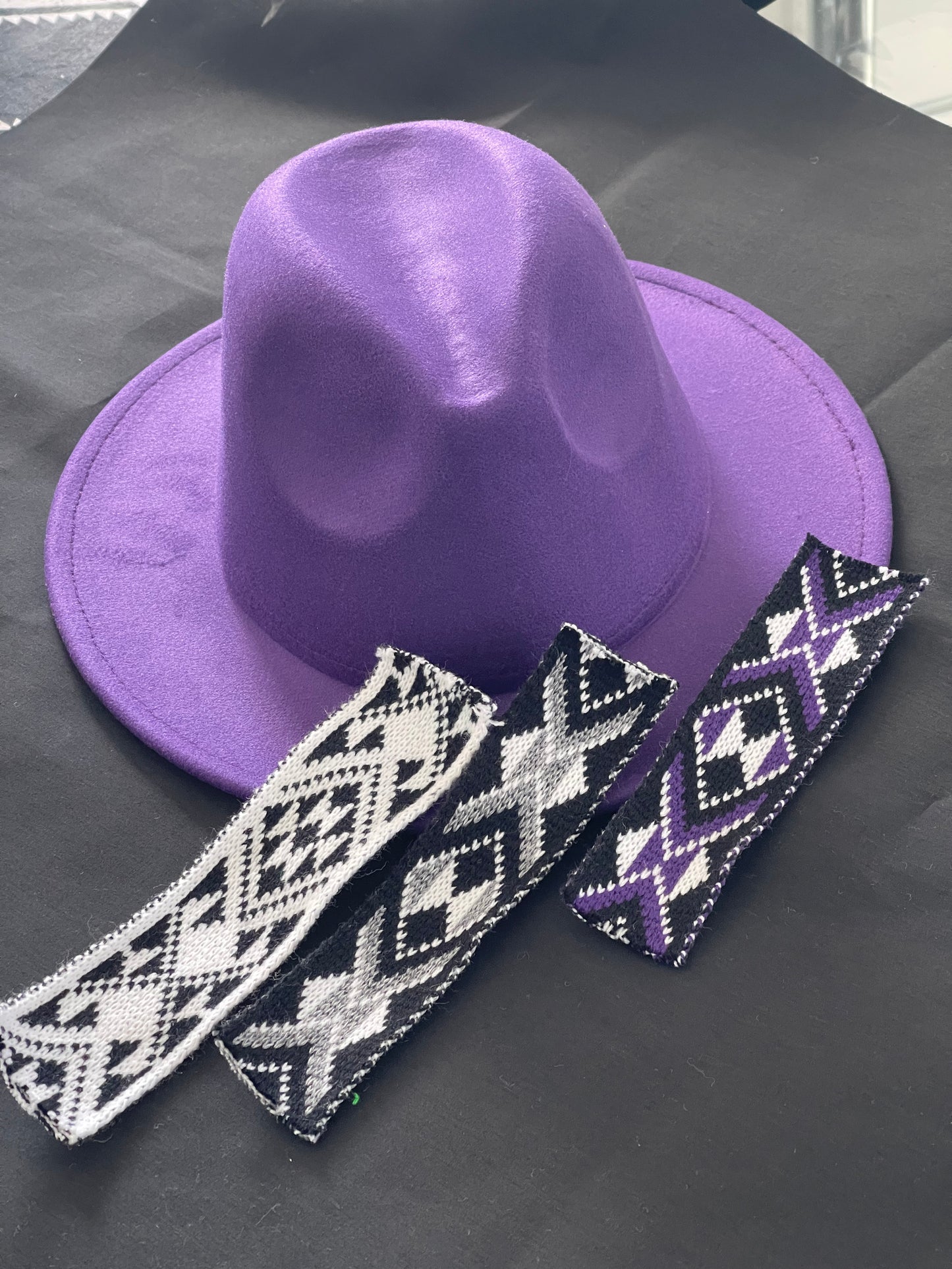Potae - Lilac Purple Fedora Hat and Band