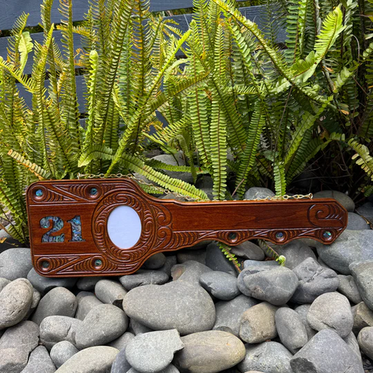 21st Key with Paua - 21st Keys