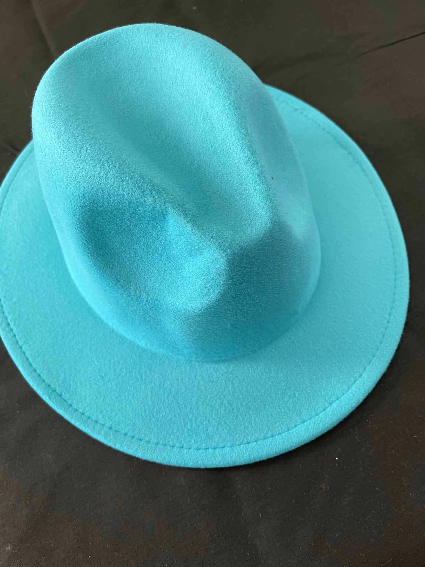 Potae - Turquoise Fedora Hat and Band