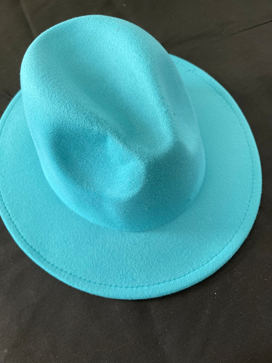Potae - Turquoise Fedora Hat