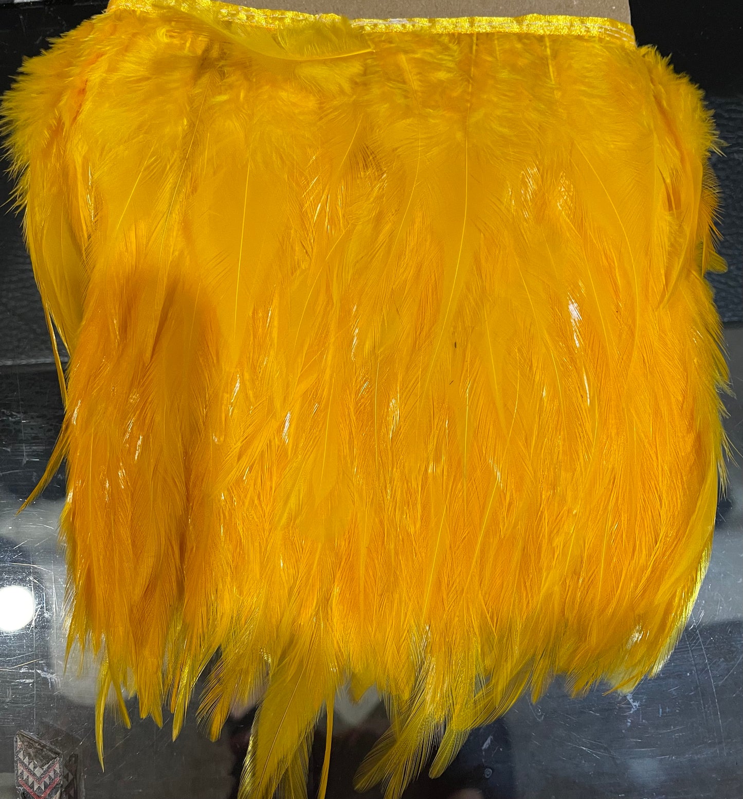 Gold Hen Feathers