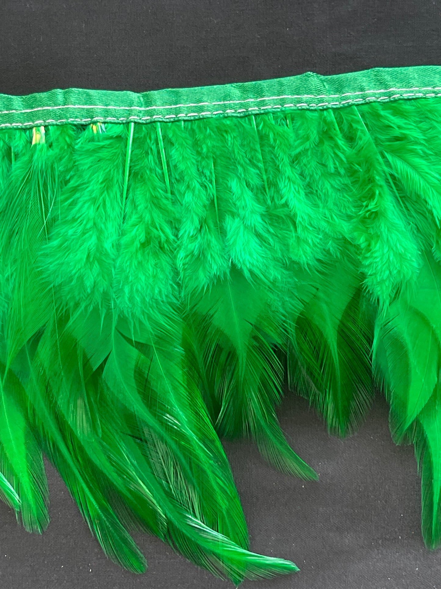 Emerald Green Hen Feathers