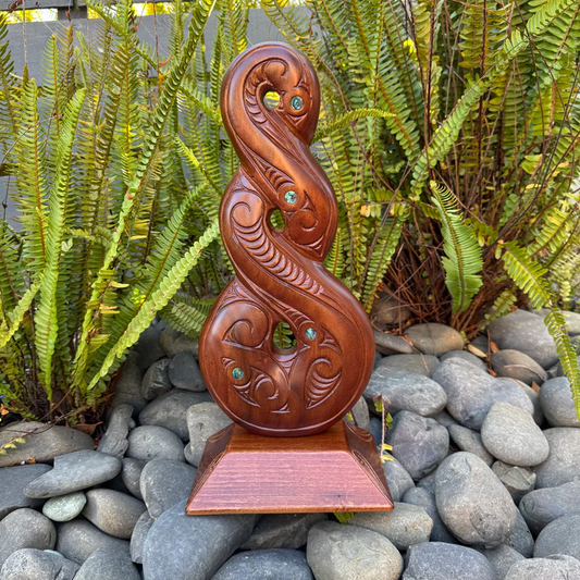 Twist On a Base - Wood Carving