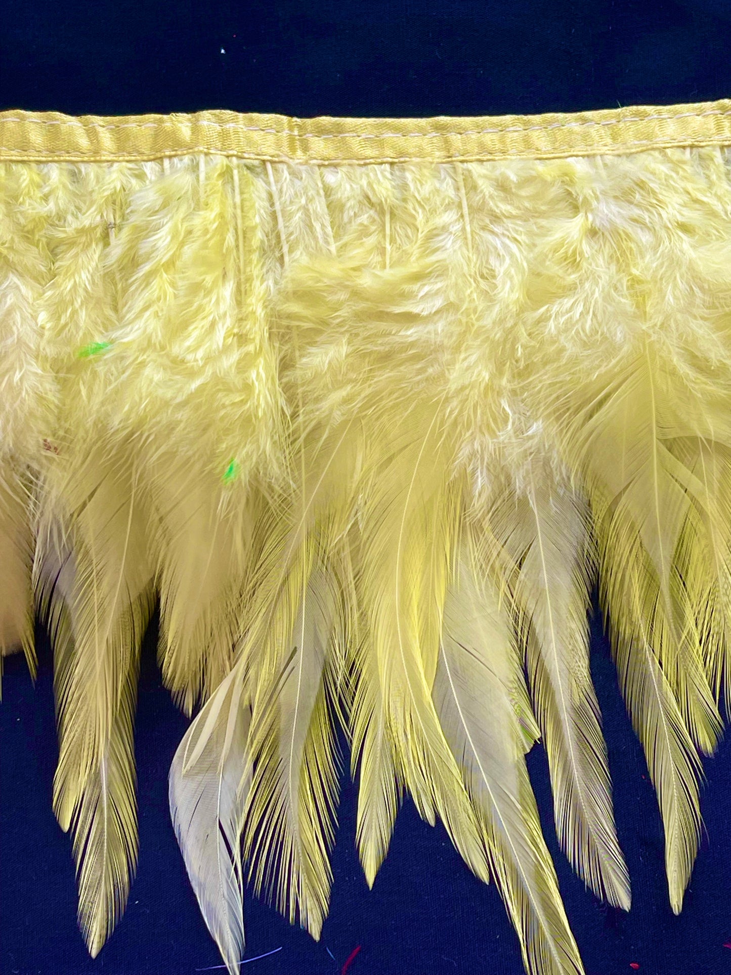 Lemon Yellow Hen Feathers
