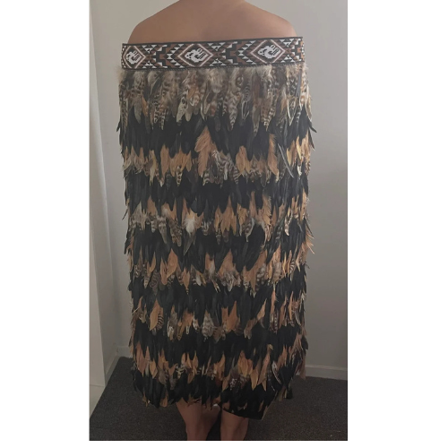 Brown Tan & Black Coque Korowai