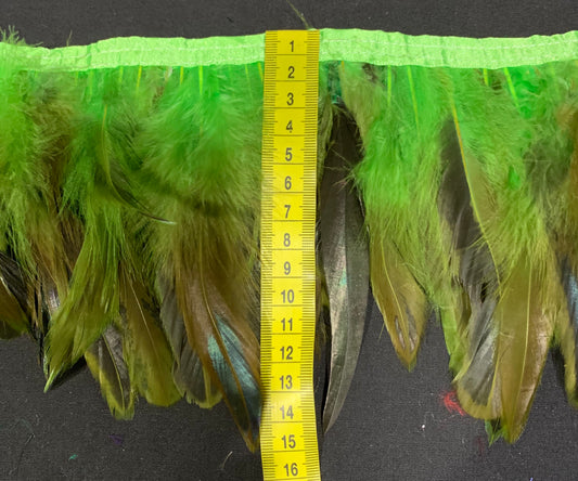 Grass Green Coque Feathers