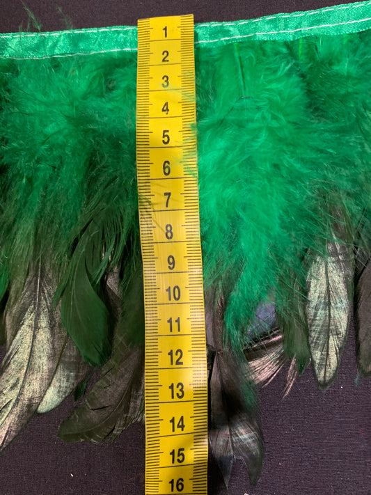 Emerald Green Coque Feathers