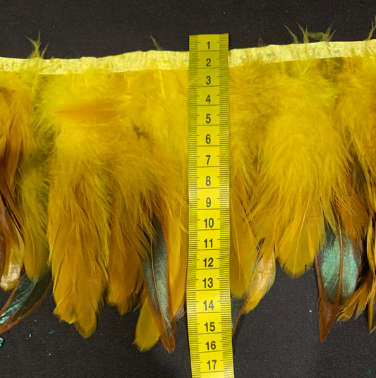 Yellow Coque Feathers