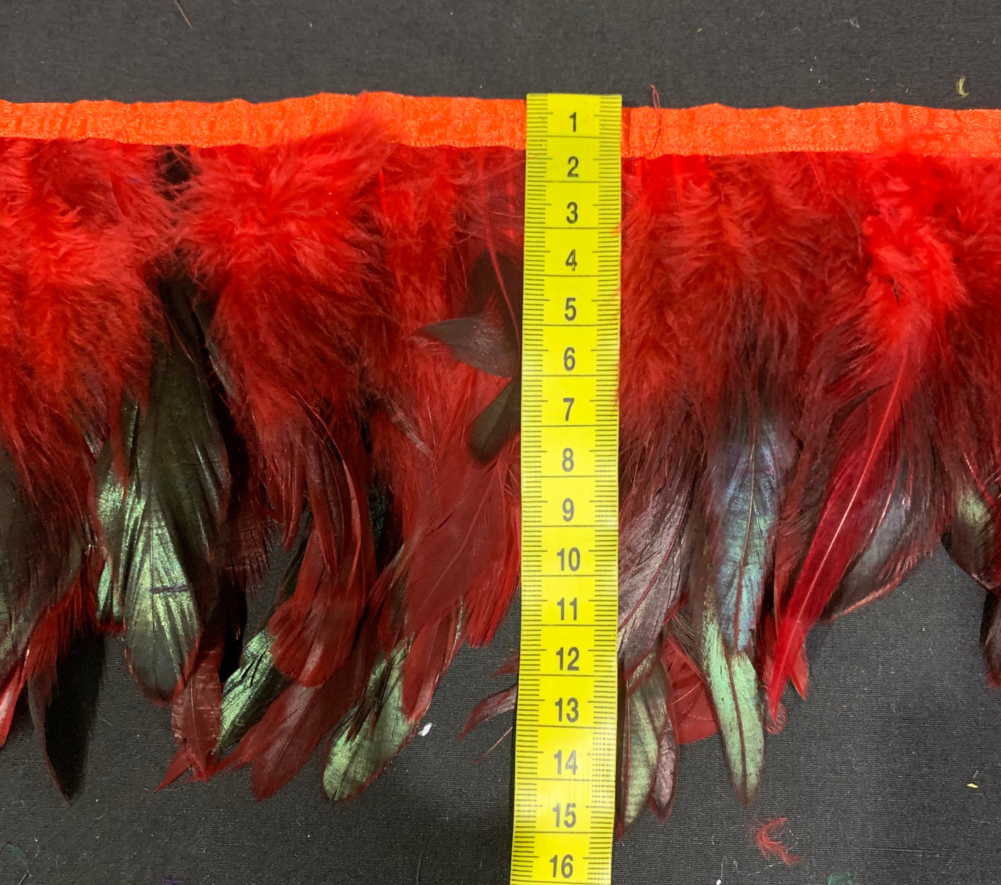 Red Coque Feathers
