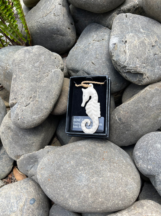 Seahorse Bone Carving