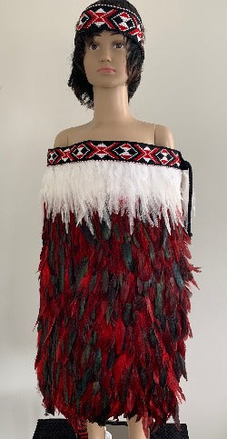 Korowai, a traditional Maori cloak with deep historical and cultural significance.
