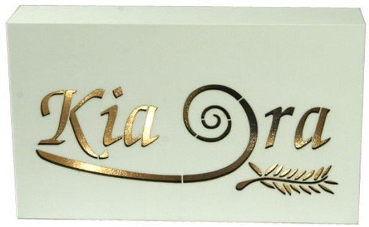 Kia Ora Cream LED Block