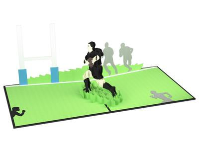 All Blacks Rugby 3D - Pop Up Cards
