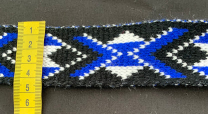 Royal Blue Pātiki - Taniko Band 2inch