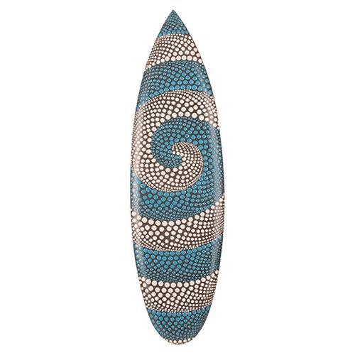 Koru Painting On Surfboard maori artwork