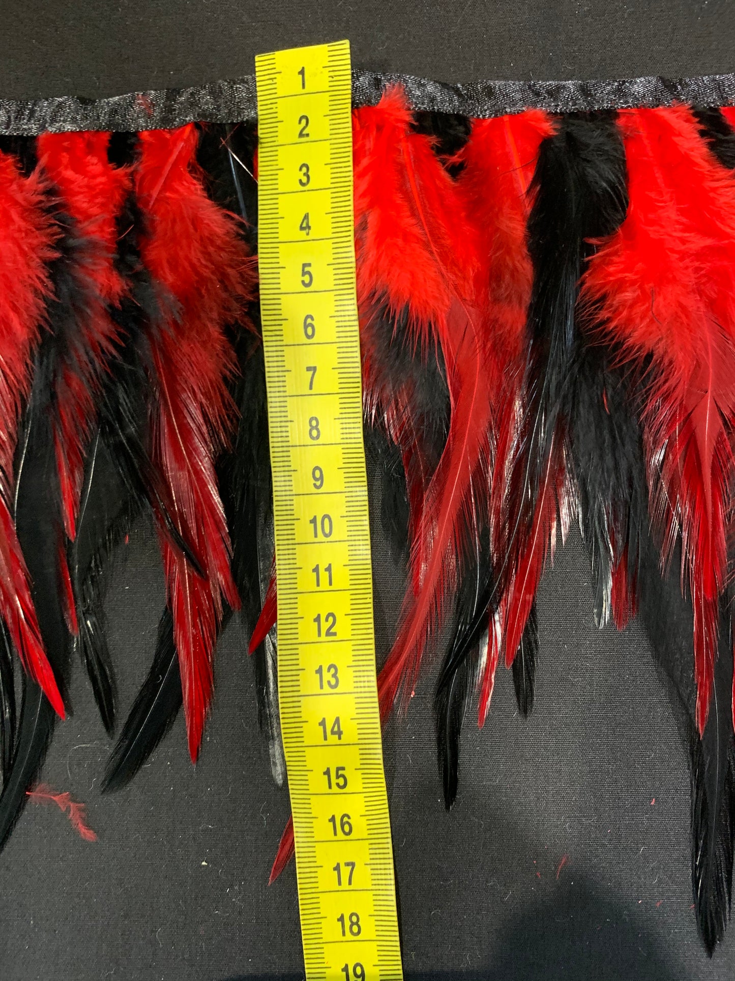 Red & Black Mixed Feathers