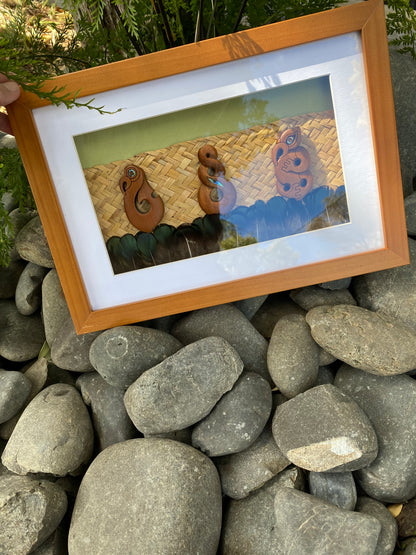 Rimu Hei Matau, Twist and Manaia Frame
