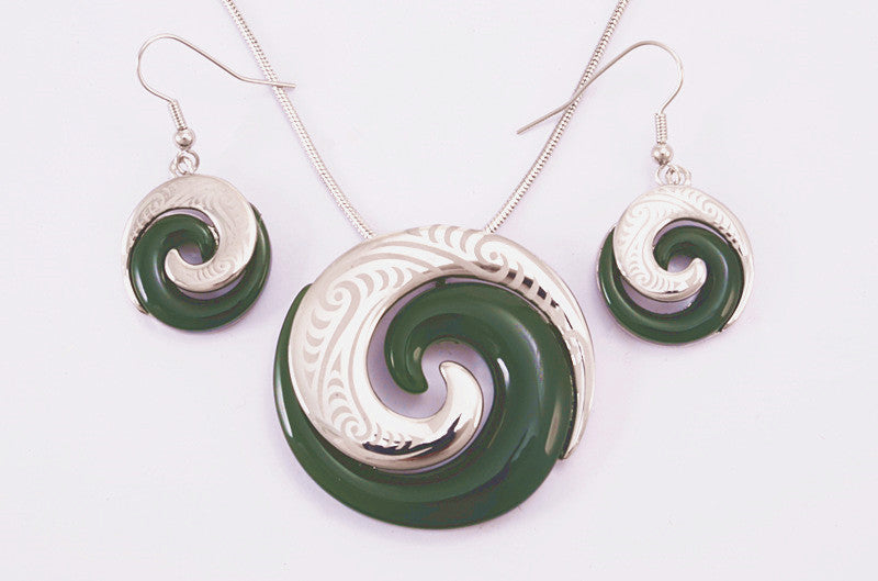 Jade Necklace - Jade Earrings NZ - Jade Koru Necklace