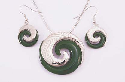 Jade Necklace - Jade Earrings NZ - Jade Koru Necklace